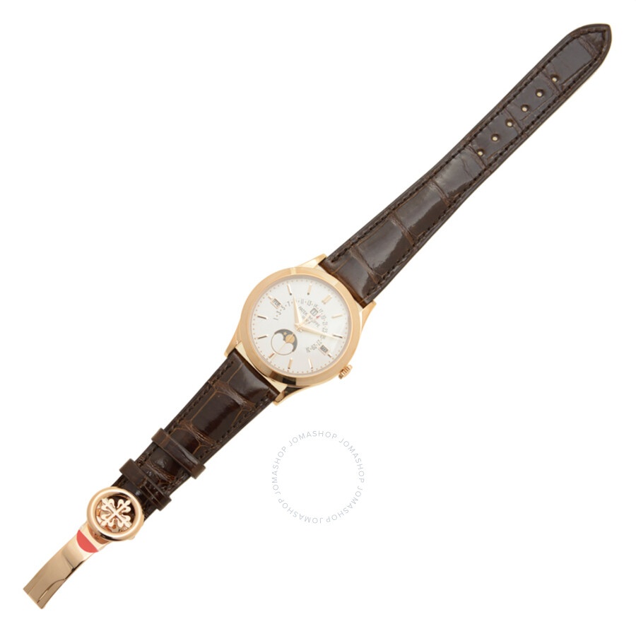 Pre-owned Patek Philippe Grand Complications Silvery Opaline Dial Men's Watch 5496R-001 - 3