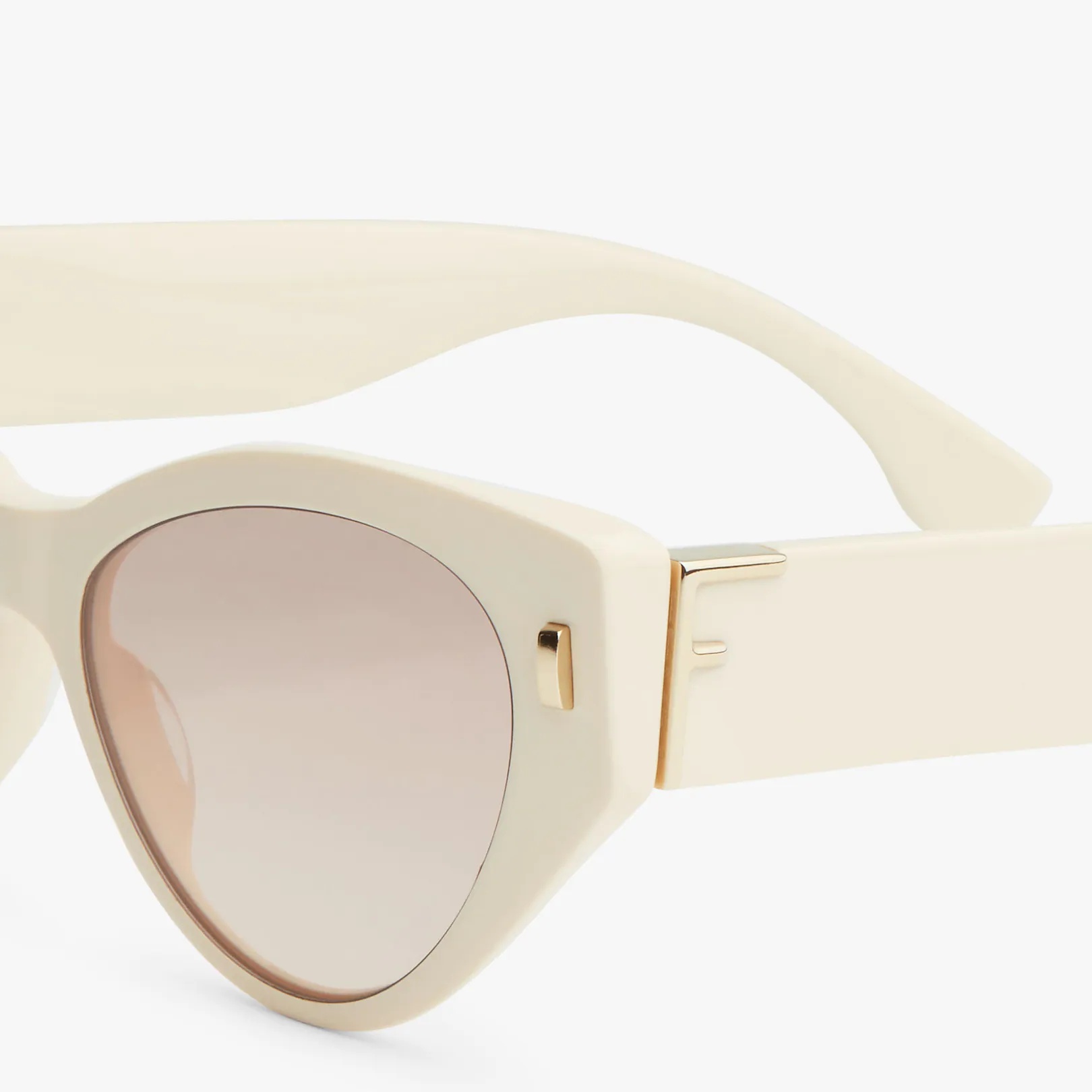 White acetate sunglasses - 3