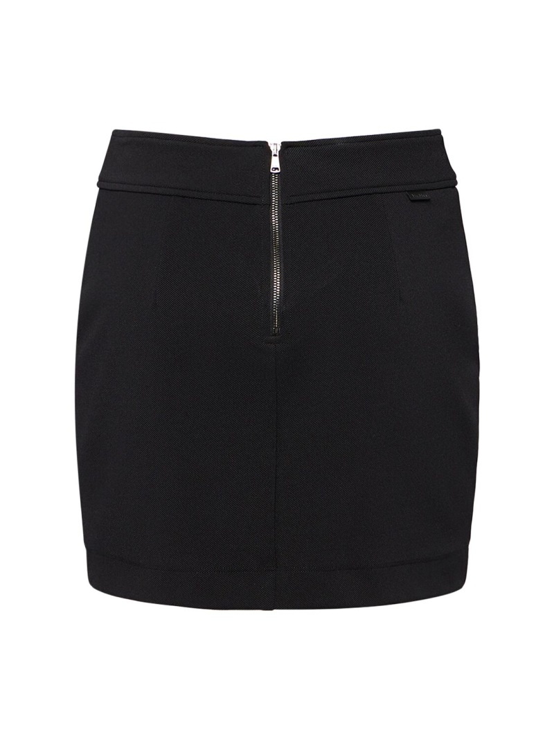 Micron jersey mini skirt - 5