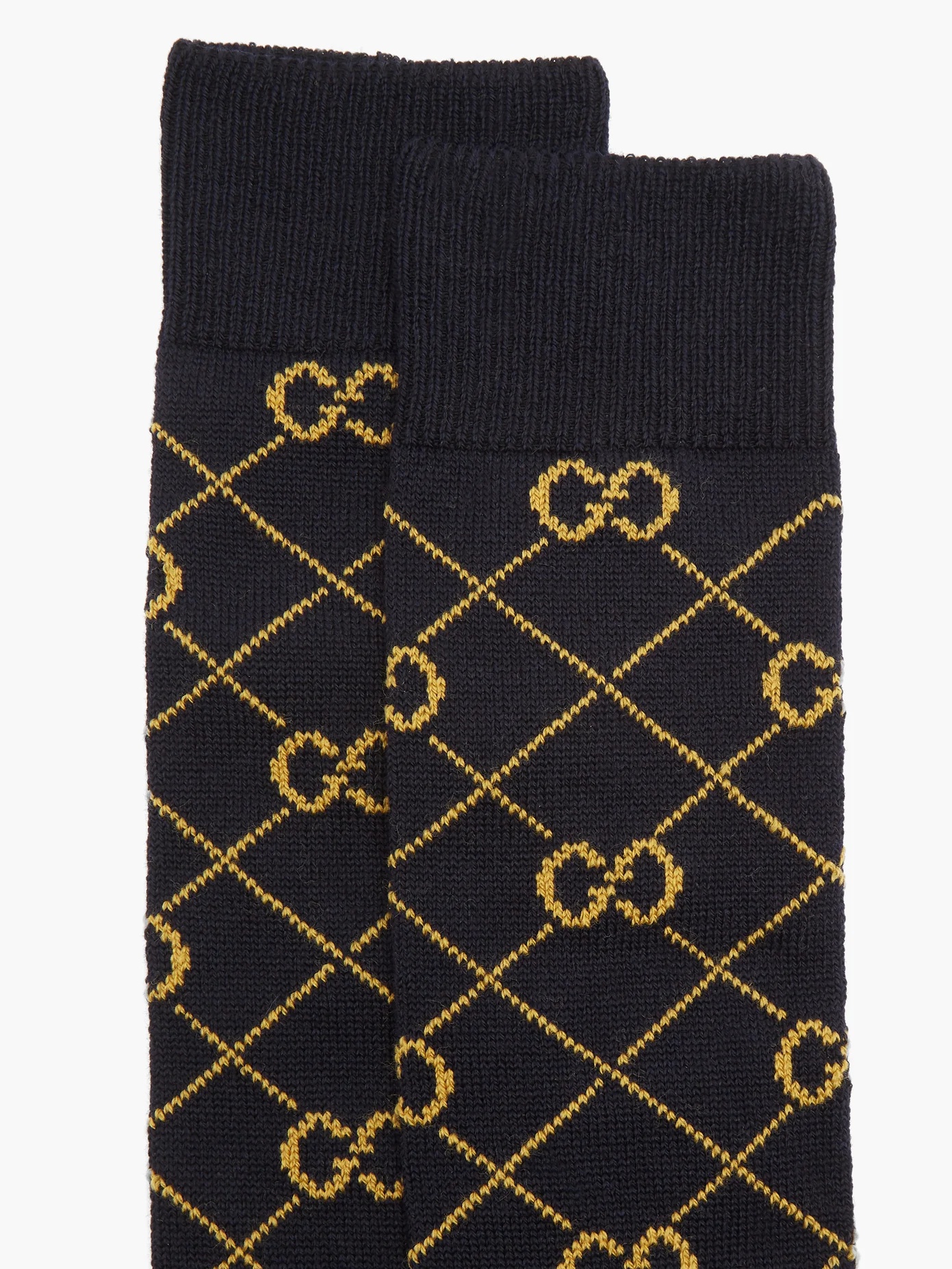 GG-jacquard wool-blend socks - 3