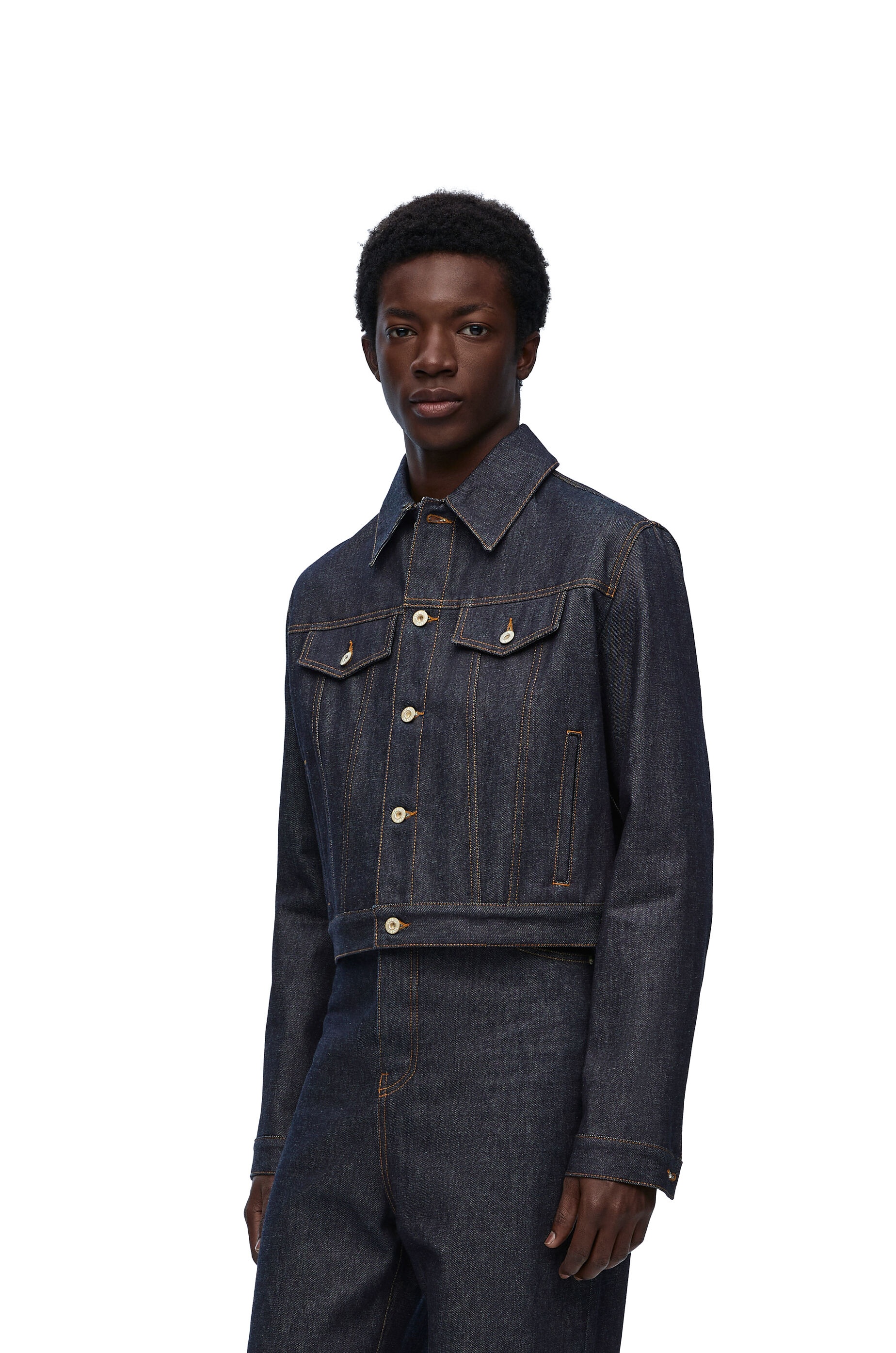 Trucker jacket in denim - 3
