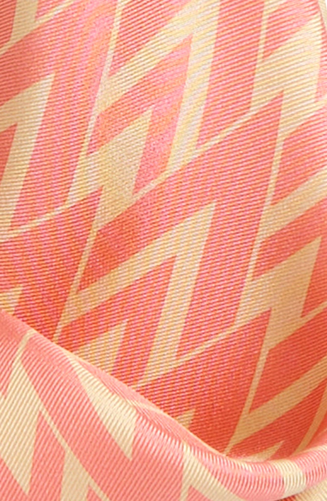 Valentino Garavani Toute la V Silk Square Scarf in Red Multi at Nordstrom - 4