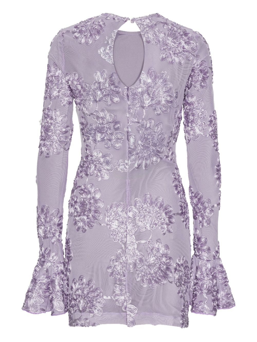 floral mesh dress - 5
