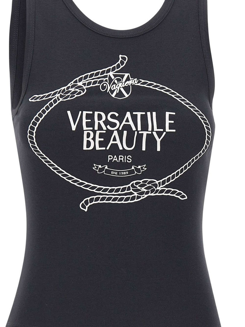 logo-print cotton top 4