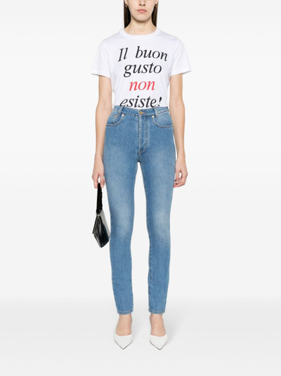 Moschino high-rise slim-leg jeans outlook