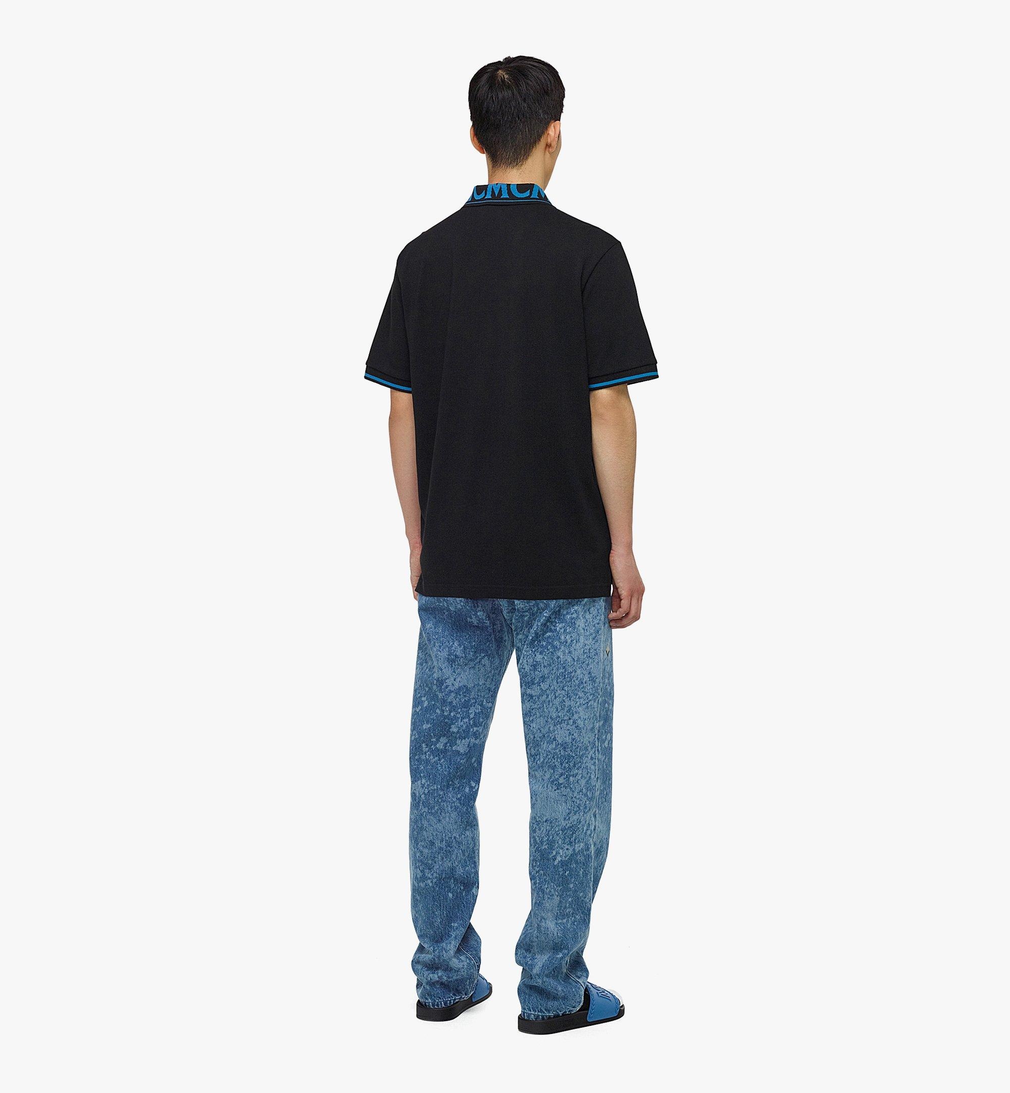 Men’s Logo Polo Shirt in Cotton Piqué - 5