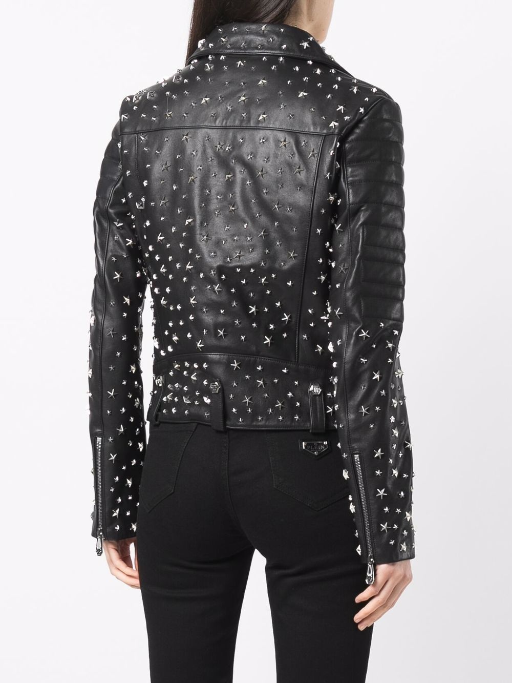 star-studded biker jacket - 4