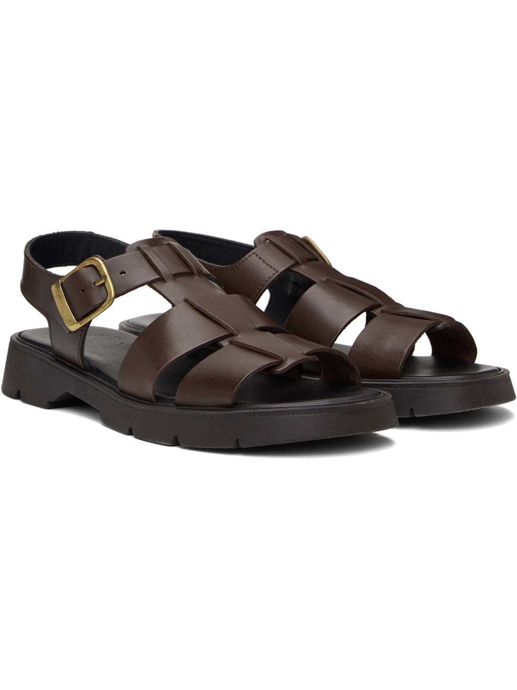Brown Ballast VTG Sandals - 4