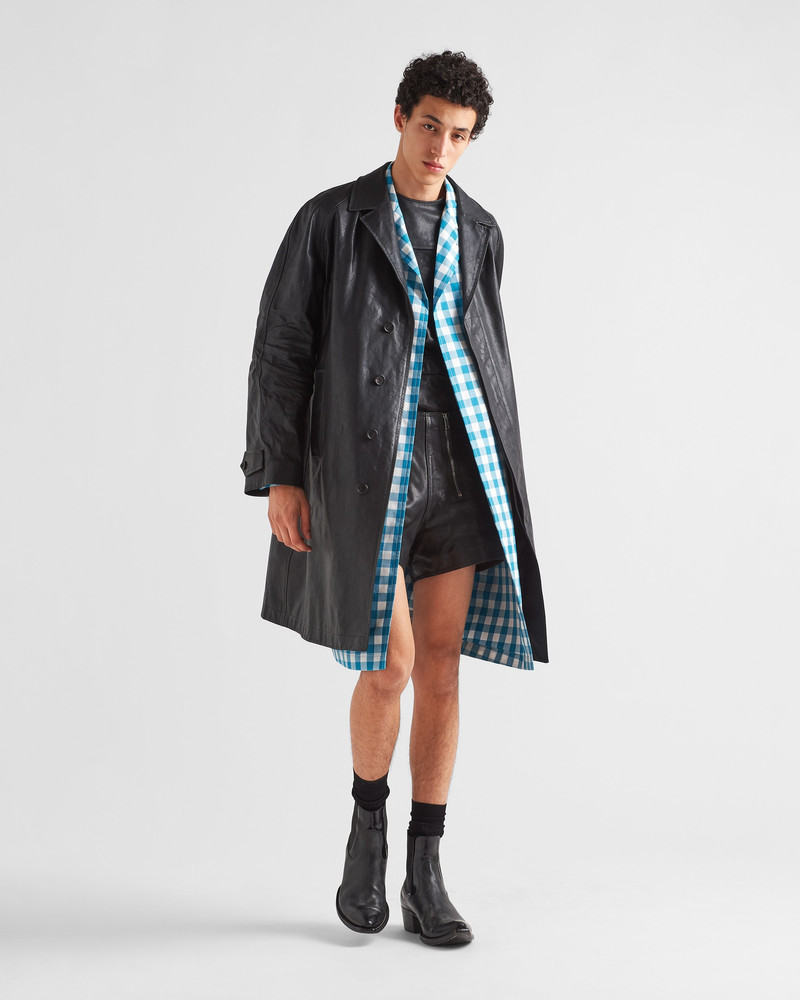Prada Leather coat outlook