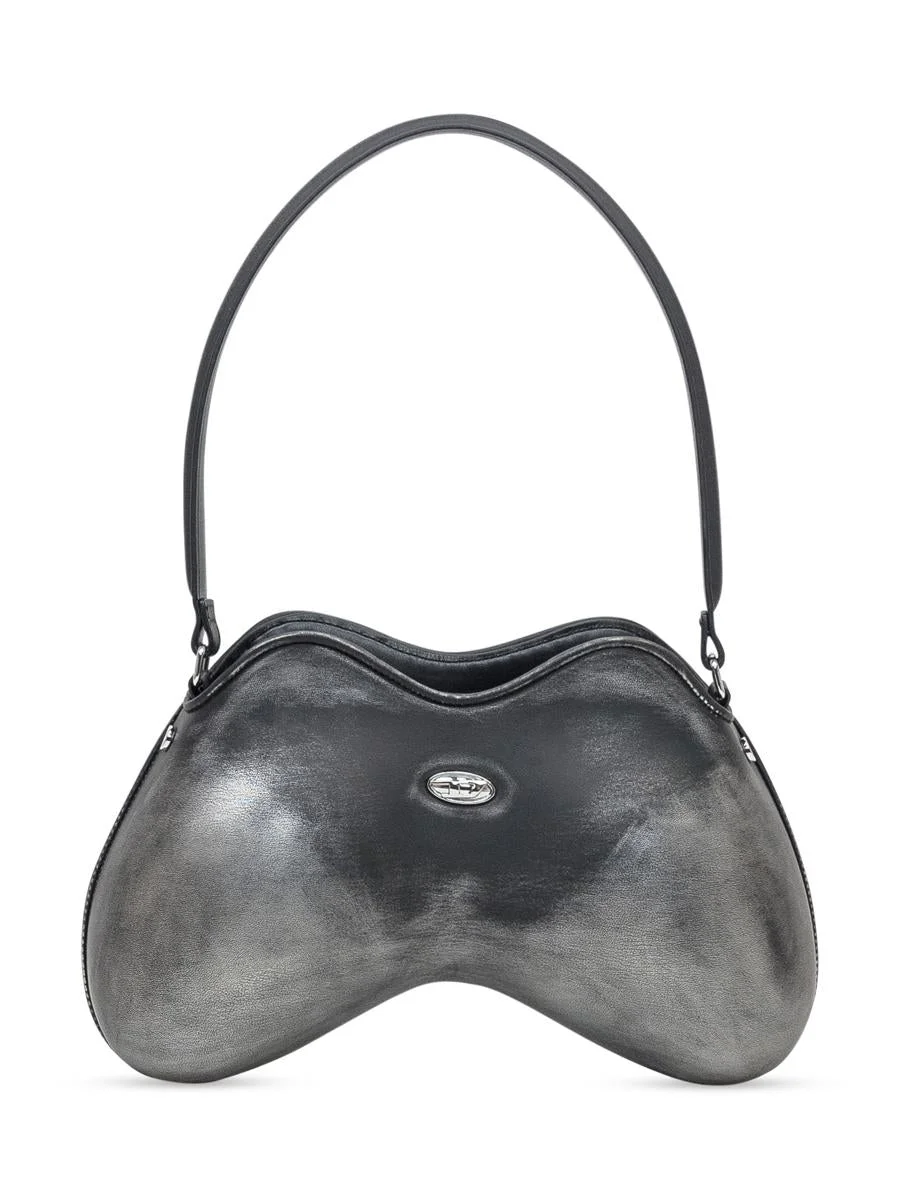 Diesel Diesel Double-D Bag In Metallic Leather - 1