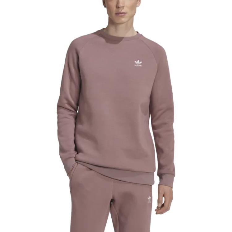 adidas Adicolor Trefoil Crewneck Sweatshirt 'Purple Mauve' HJ7991 - 2