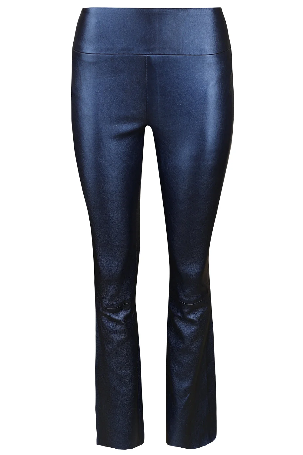 Ankle Flare Legging - Metallic Navy - 1
