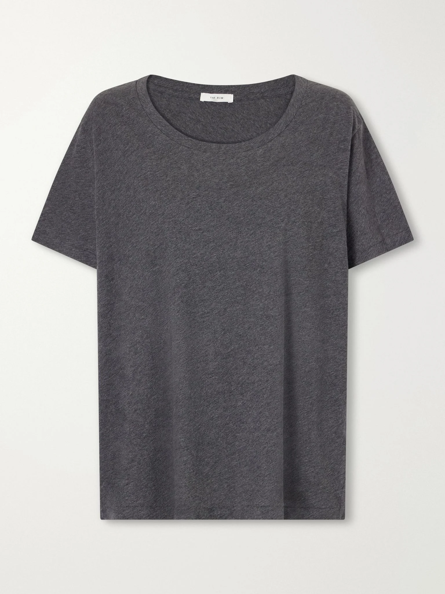 Dera oversized cotton-jersey T-shirt Dark gray - 1