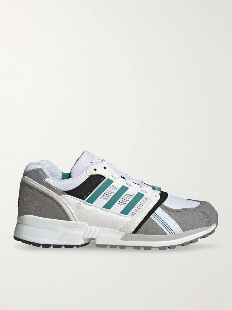EQT CSG 91 Rubber-Trimmed Suede and Mesh Sneakers - 1