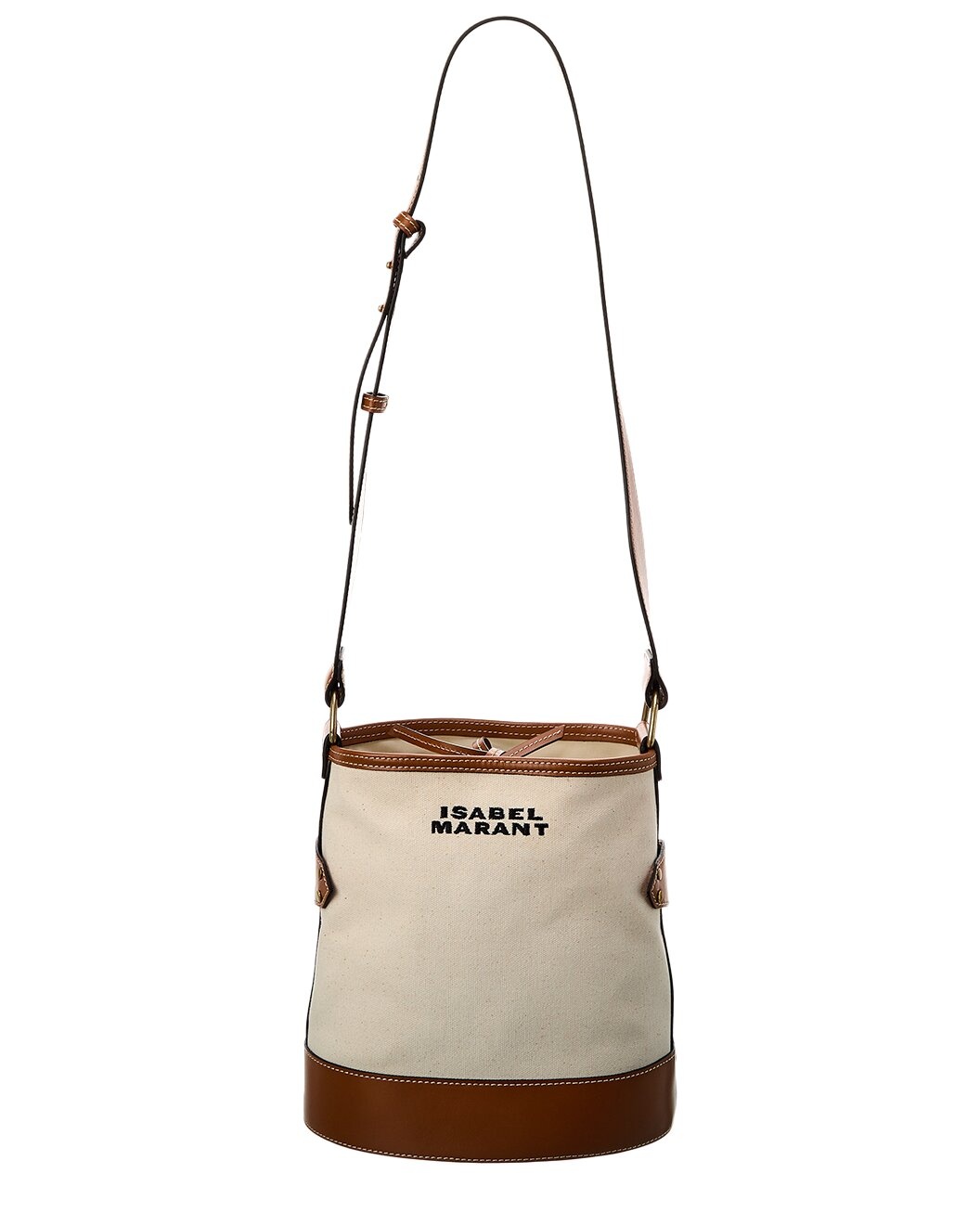 Isabel Marant Canvas & Leather Shoulder Bag - 1