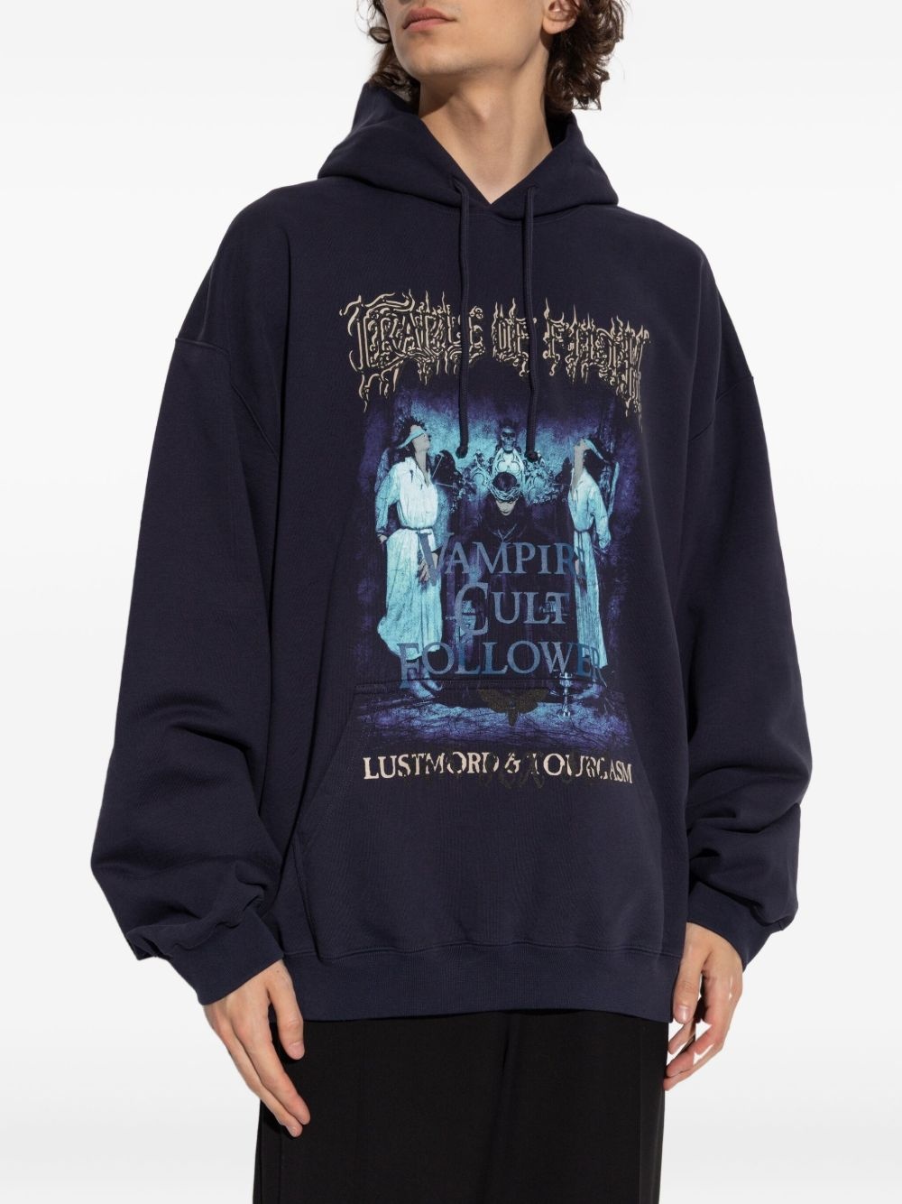 graphic-print hoodie - 2