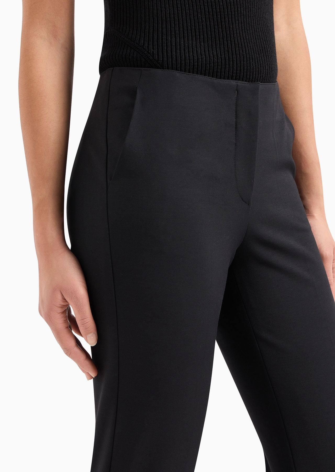 Stretch gabardine 7/8 trousers - 5