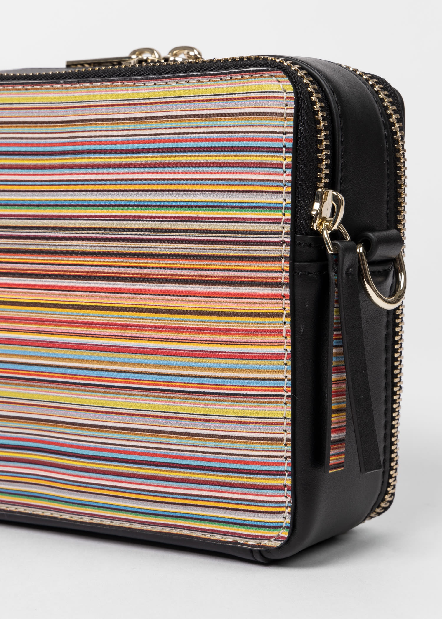 'Signature Stripe' Cross Body Bag - 6