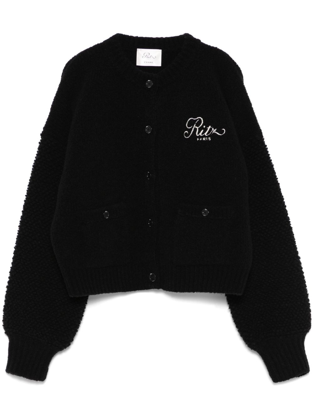 FRAME logo-embroidered cardigan | farfetch | REVERSIBLE