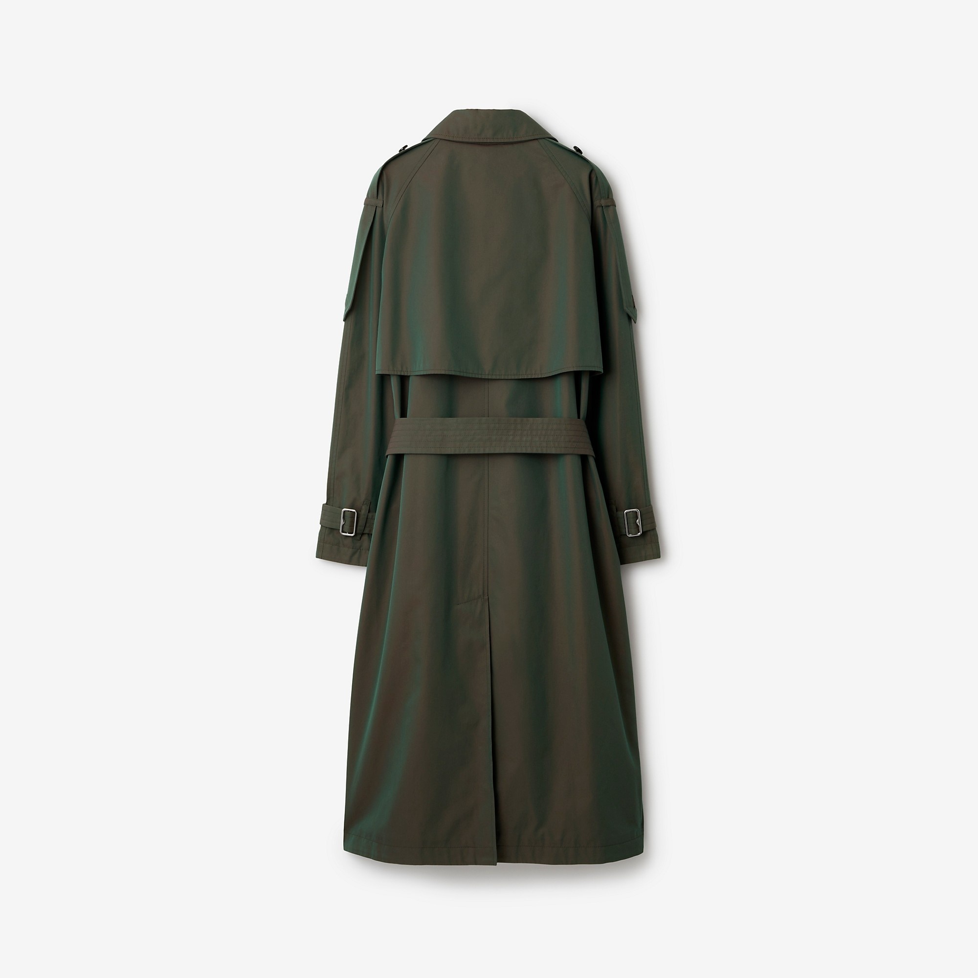 Long Cotton Trench Coat - 6