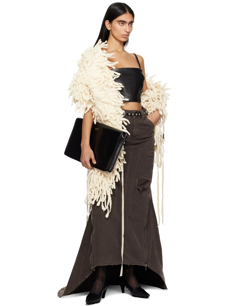 VAQUERA Brown Workwear Maxi Skirt outlook