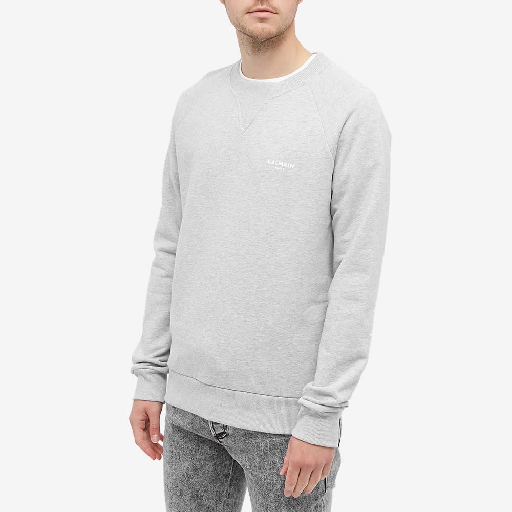 Balmain Eco Small Logo Printed Crew Sweat - 5