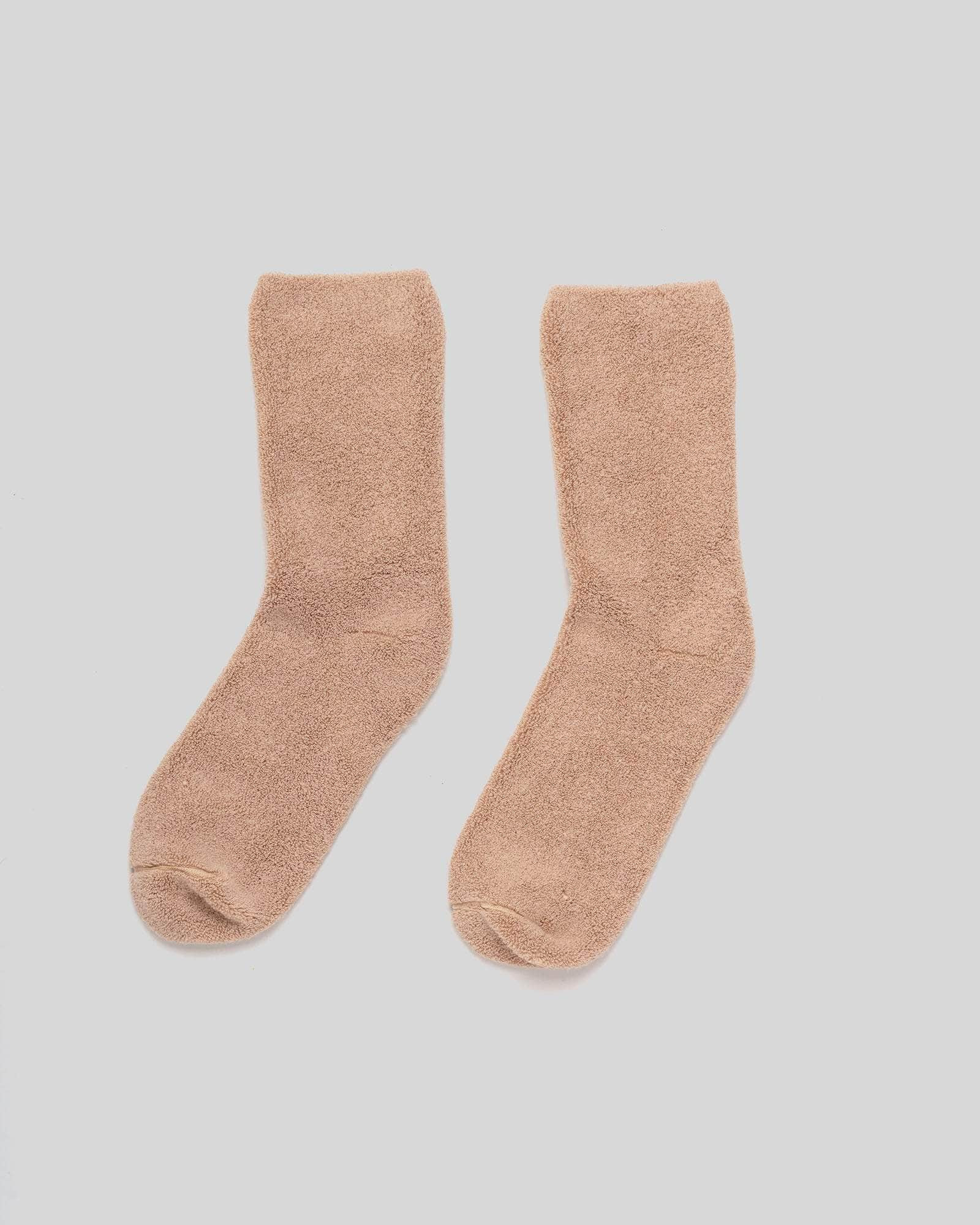 Buckle Overankle Socks - Textured Organic Cotton - 4