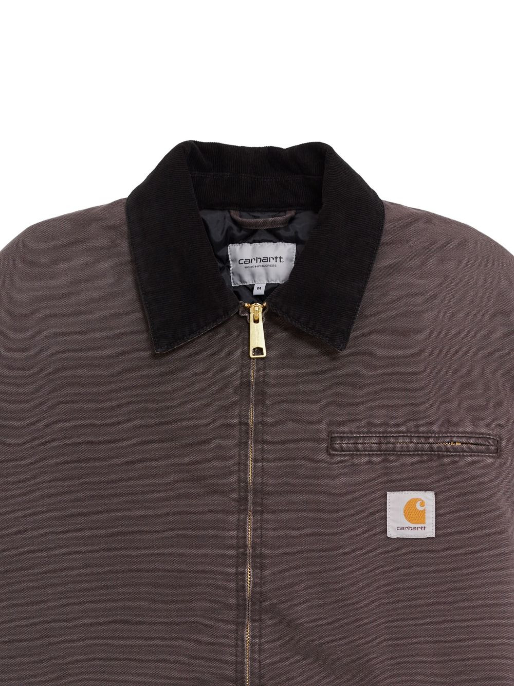 corduroy-collar cotton jacket - 4
