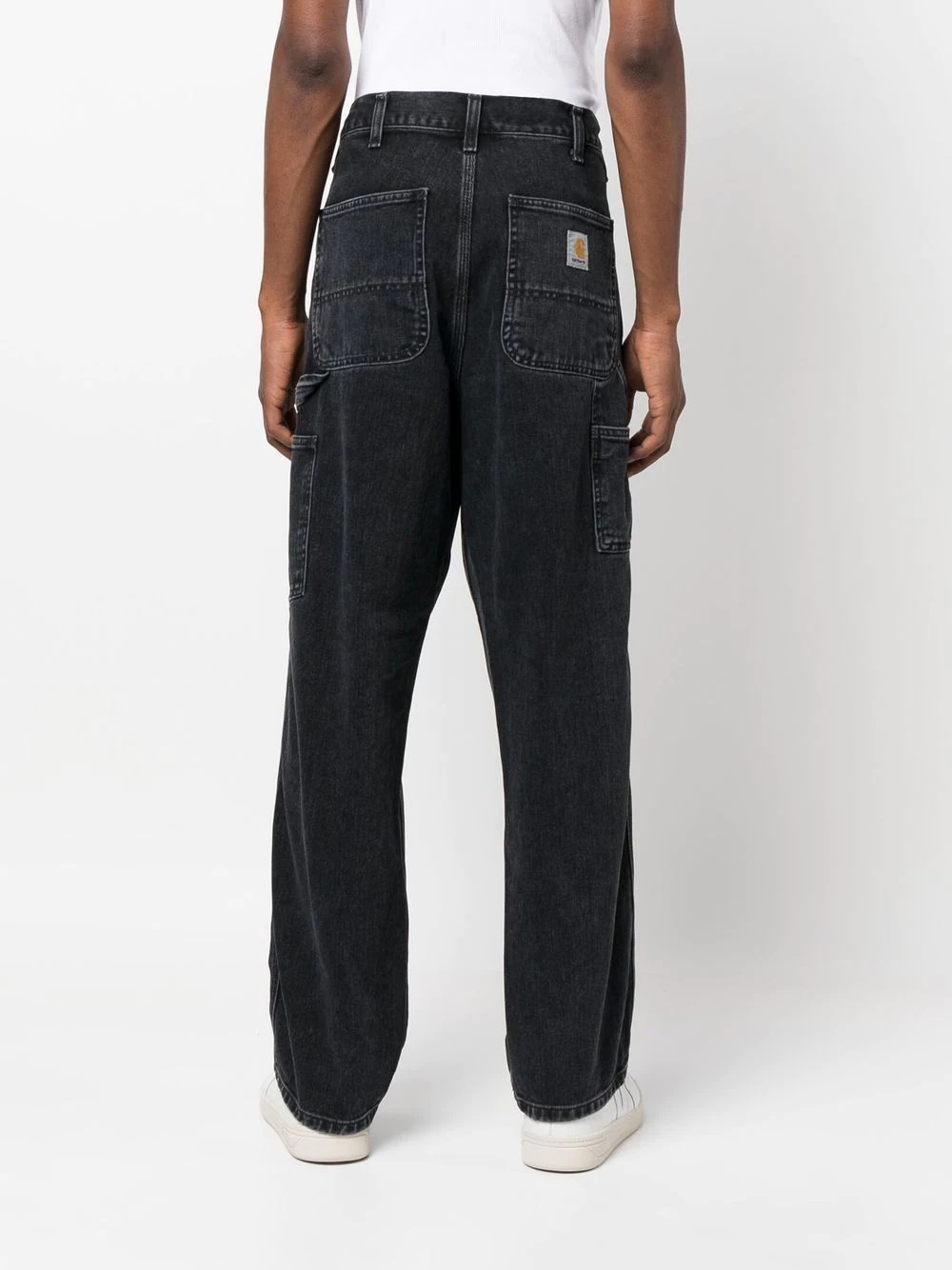 mid-rise straight-leg jeans - 4