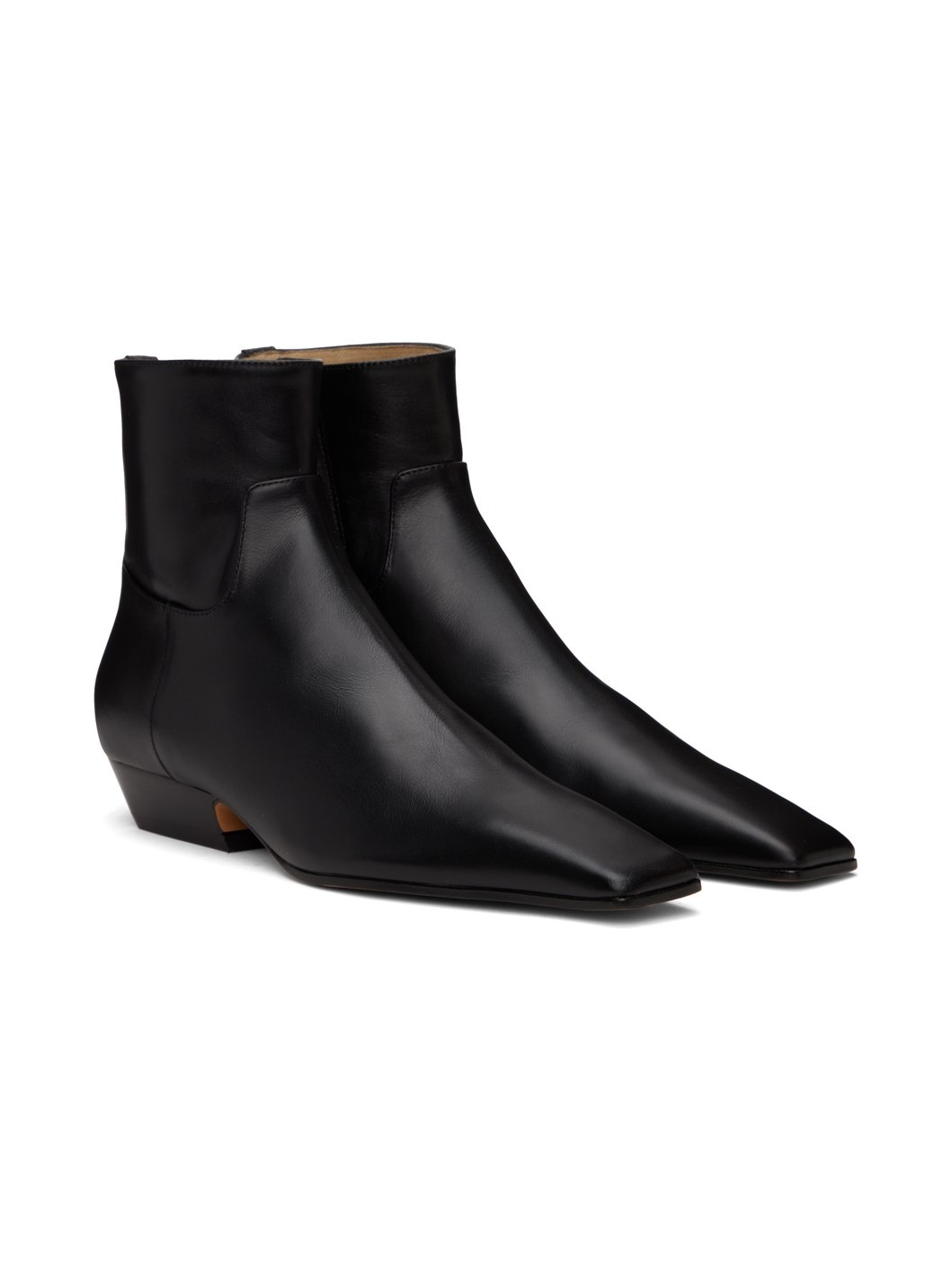 Black 'The Marfa' Ankle Boots - 4