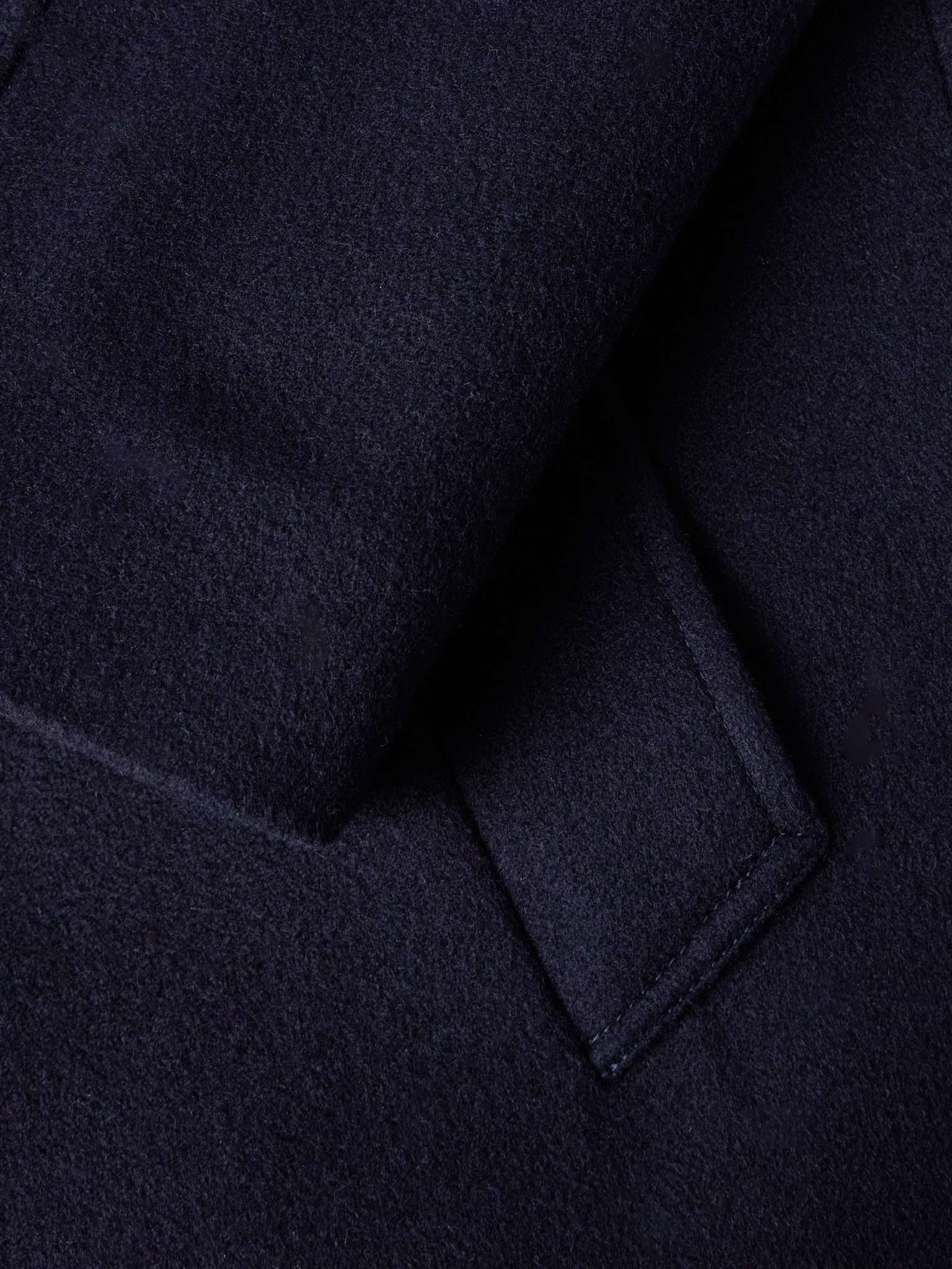 Daito Shawl-Collar Double-Faced Cashmere Coat - 3
