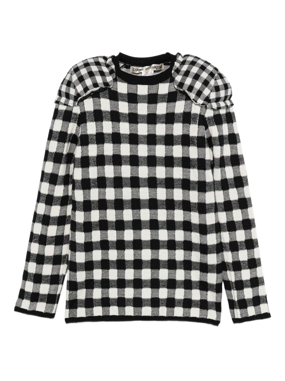 gingham-check top - 1