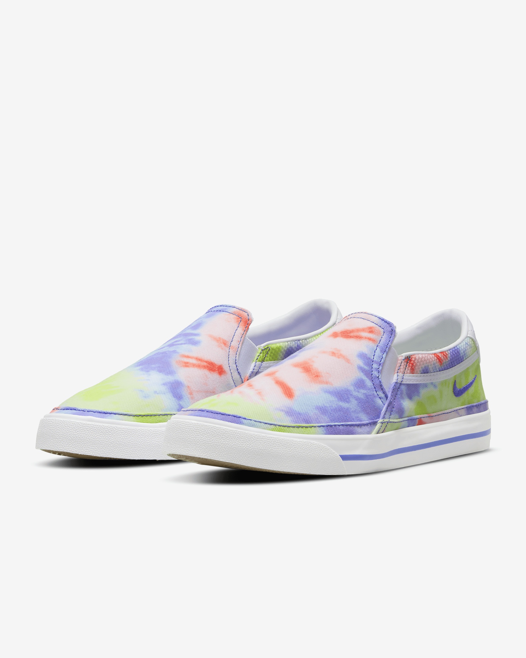 Nike Women's Court Legacy Print Slip-On - 5