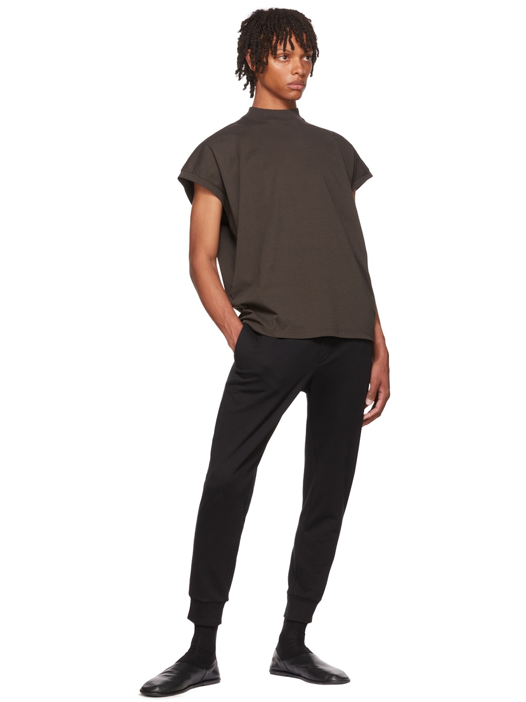 SSENSE Exclusive Black Edgar Lounge Pants - 4