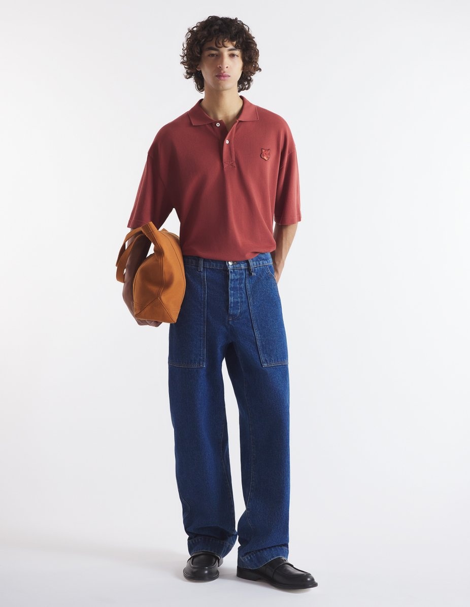 BOLD FOX HEAD PATCH OVERSIZE POLO - 2