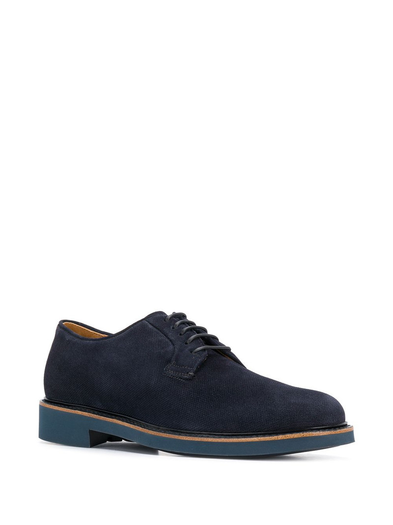 GIORGIO ARMANI suede Derby shoes outlook