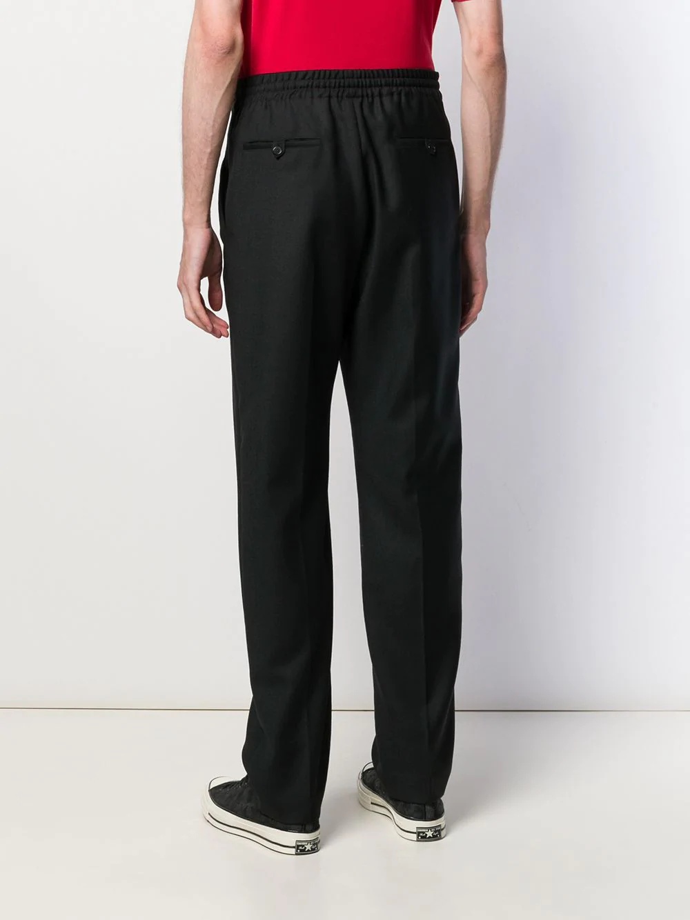 belted tailored trousers - 4