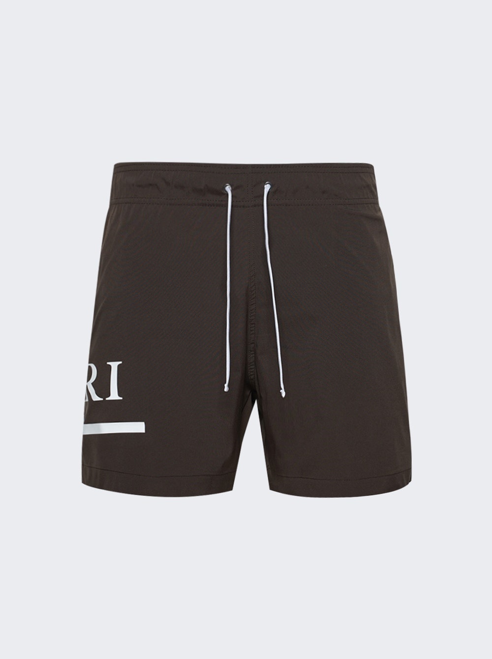 MA Bar Logo Swim Shorts Brown - 1