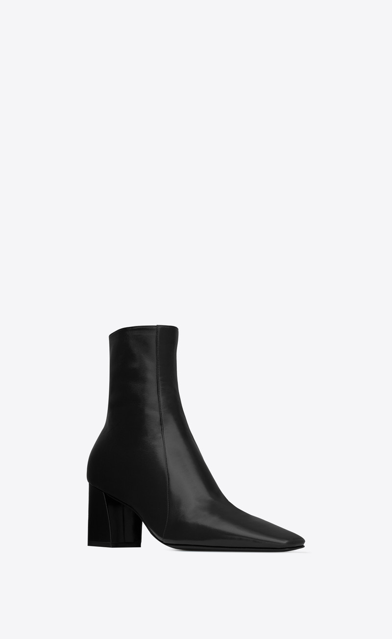 rainer zipped boots in smooth leather 4