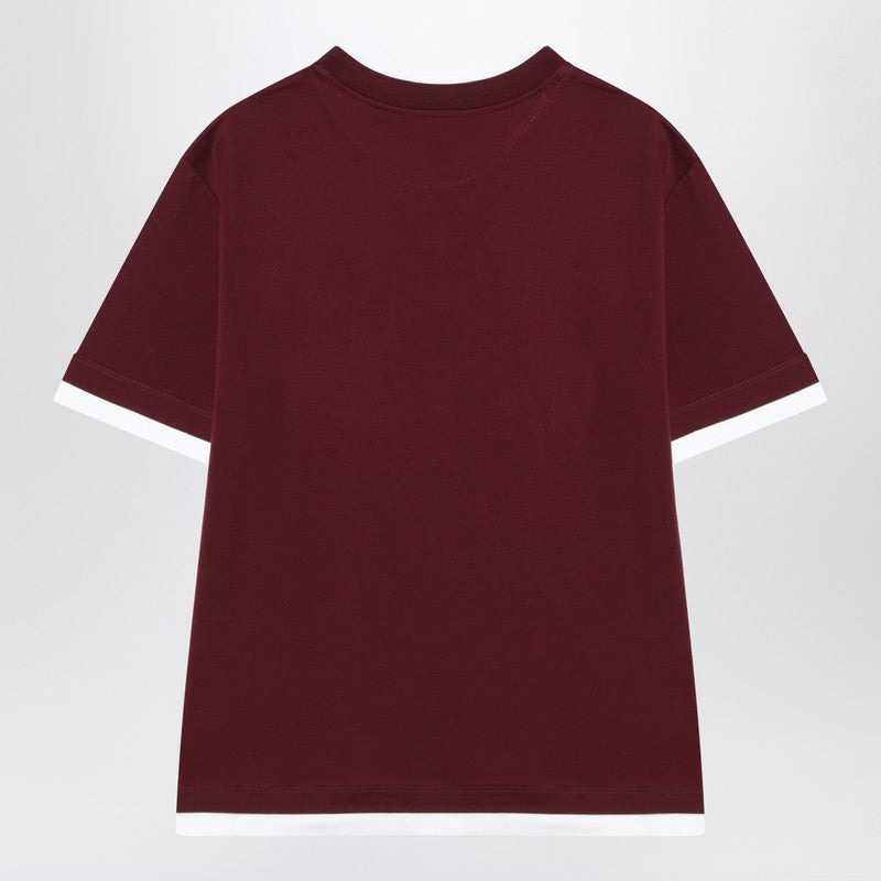 Prada Amaranth T-Shirt In Cotton Jersey Women - 2