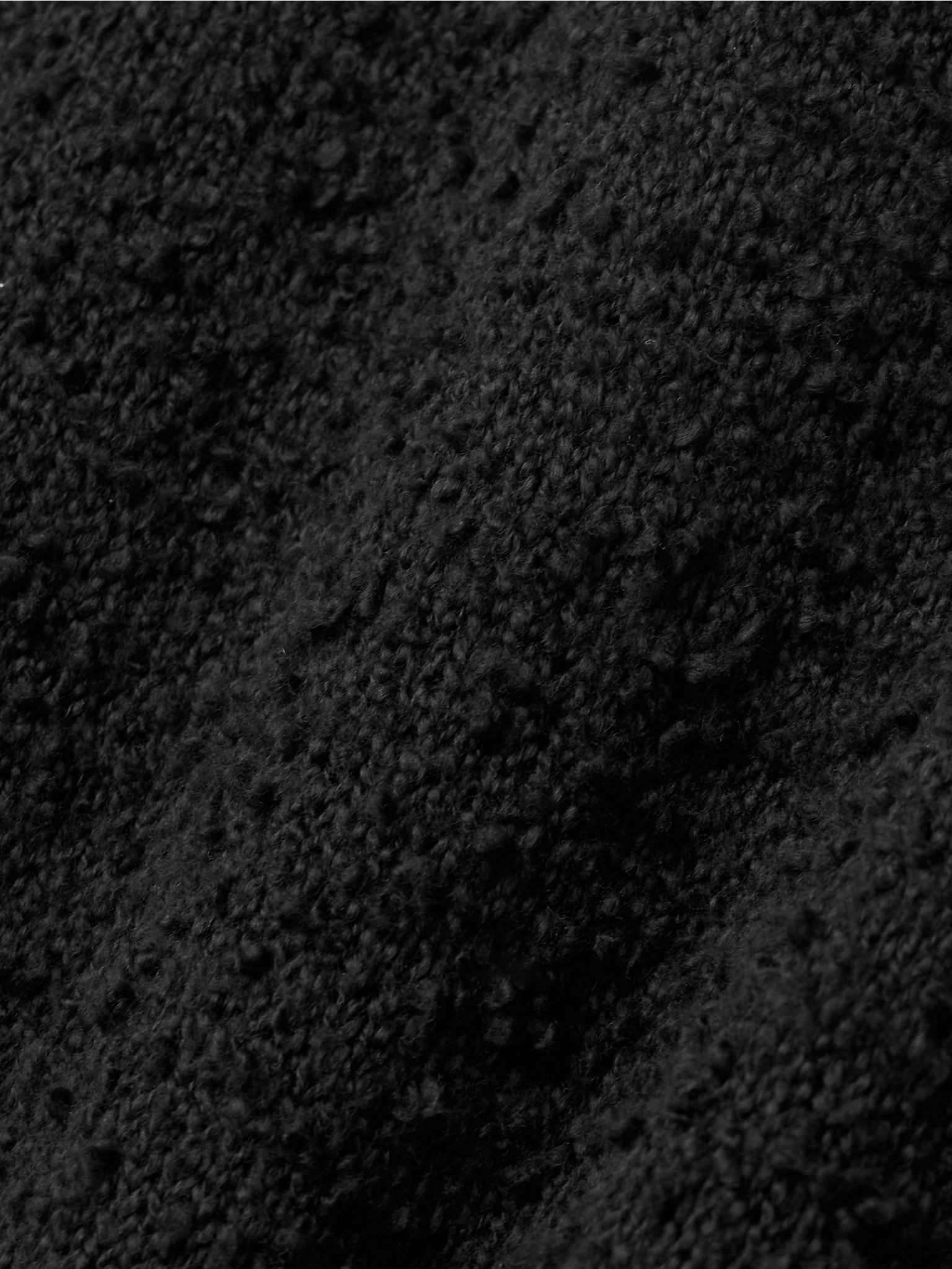 Kathy cotton-bouclé sweater Black - 5