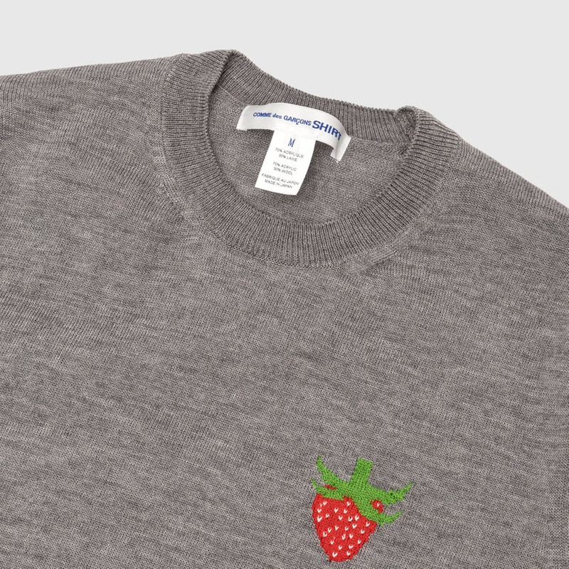 Comme des Garçons SHIRT BRETT WESTFALL STRAWBERRY KNIT SWEATER outlook