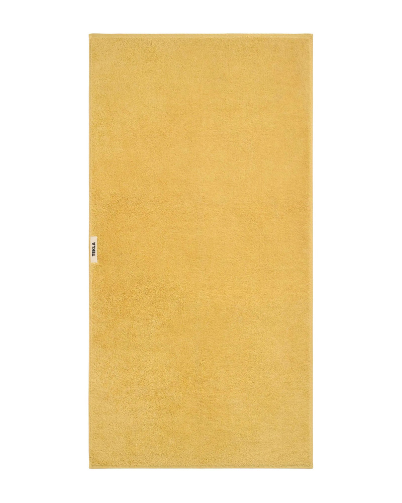 Tekla Terry Bath Towel Ochre 1