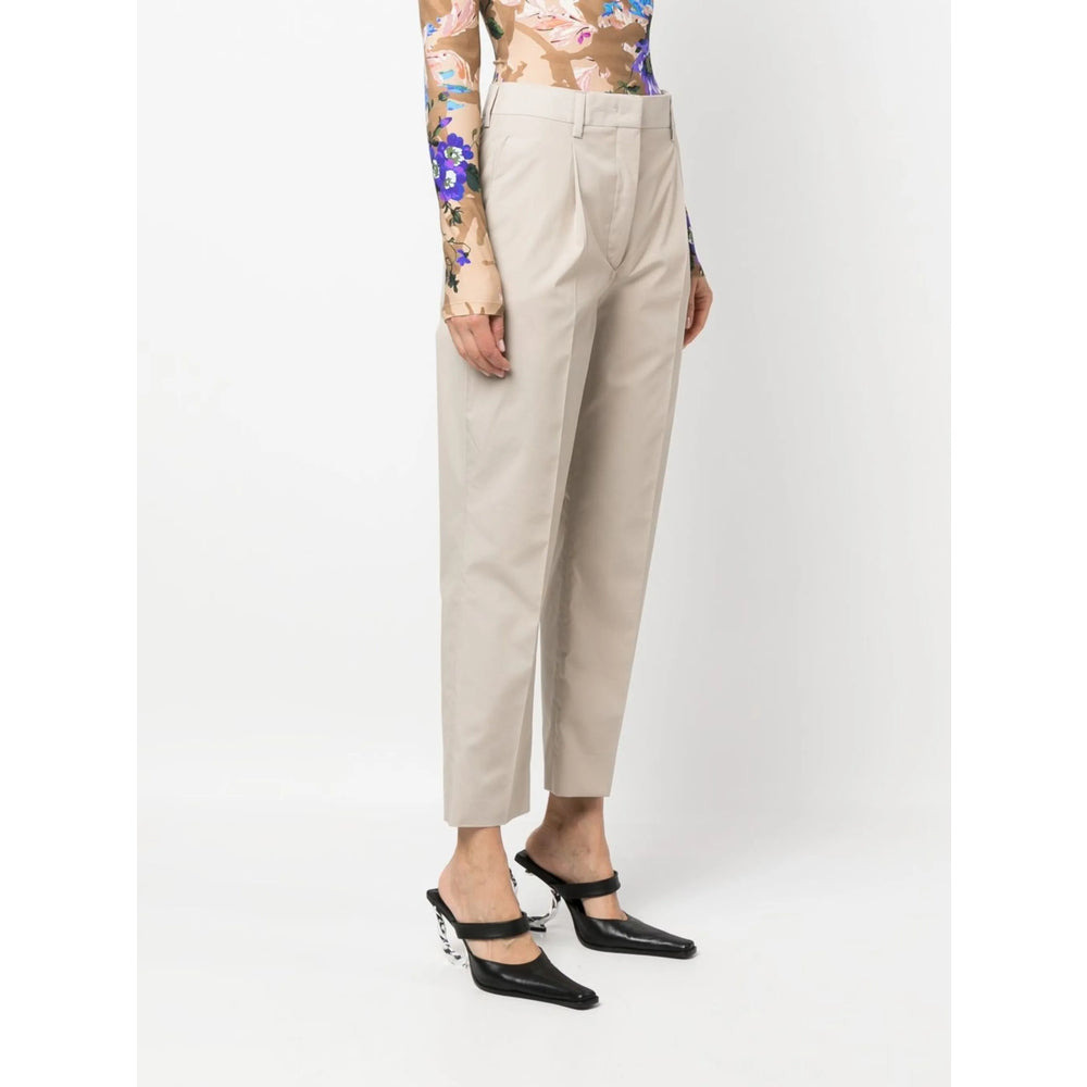 Prada Neutrals Trousers - Tailored Trousers Women - 3