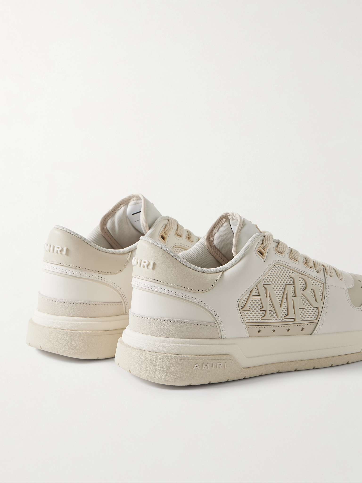 Classic Low Logo-Appliquéd Suede and Rubber-Trimmed Leather Sneakers - 5