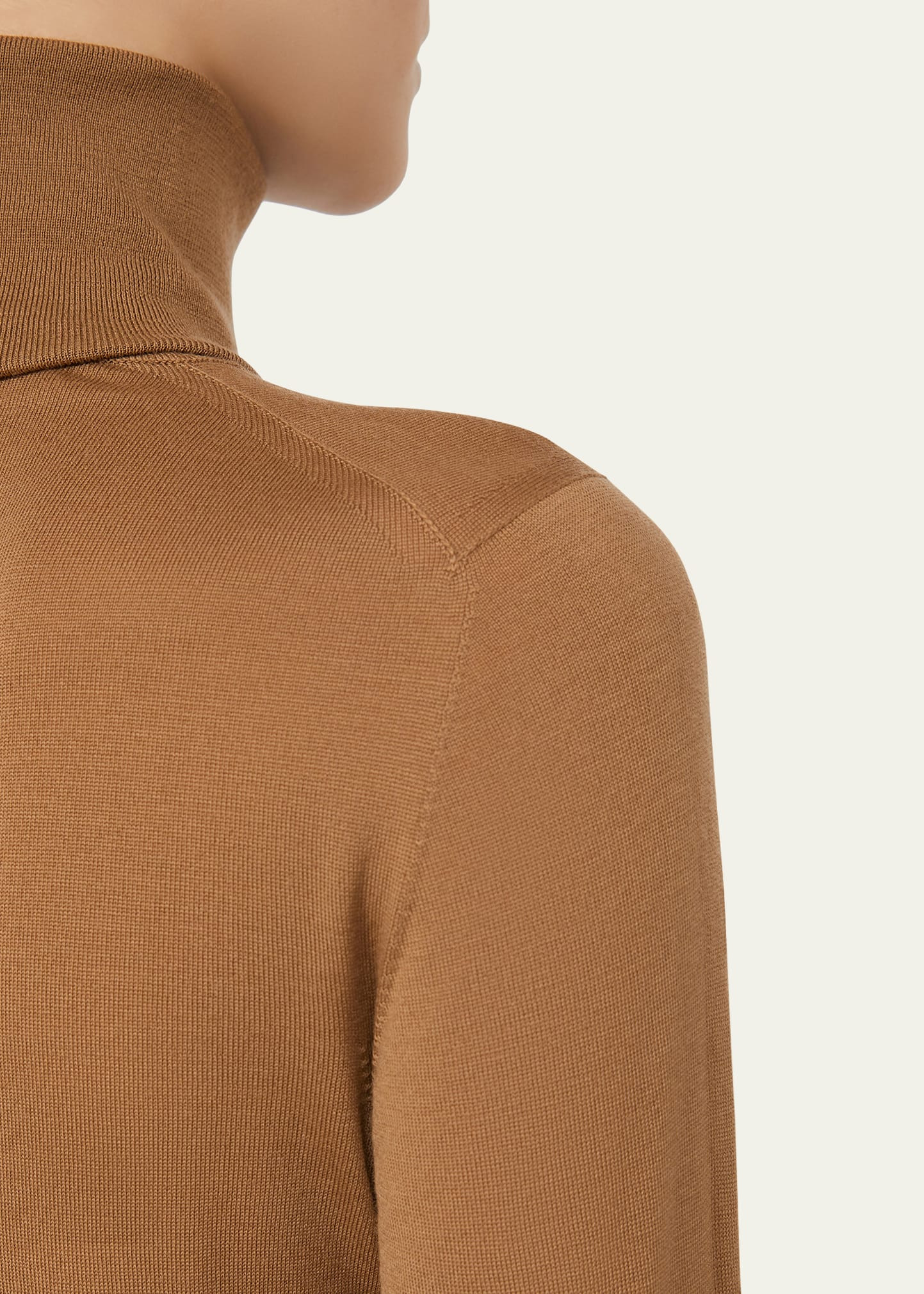 Turtleneck Wool Sweater - 4
