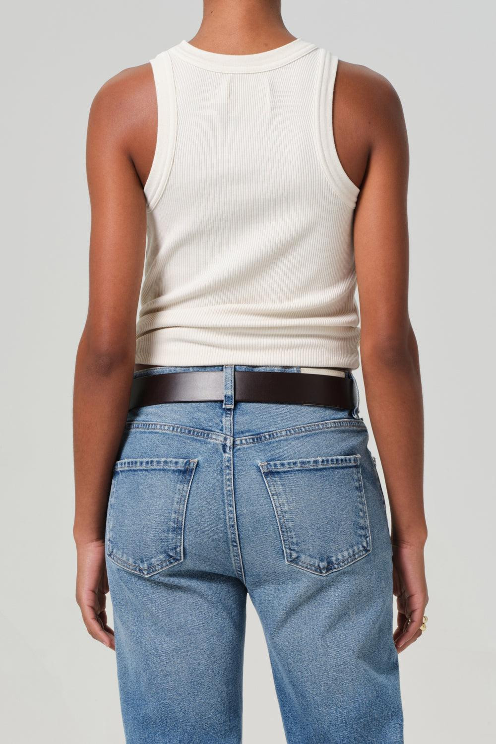 Isabel Rib Tank - Dune - 6