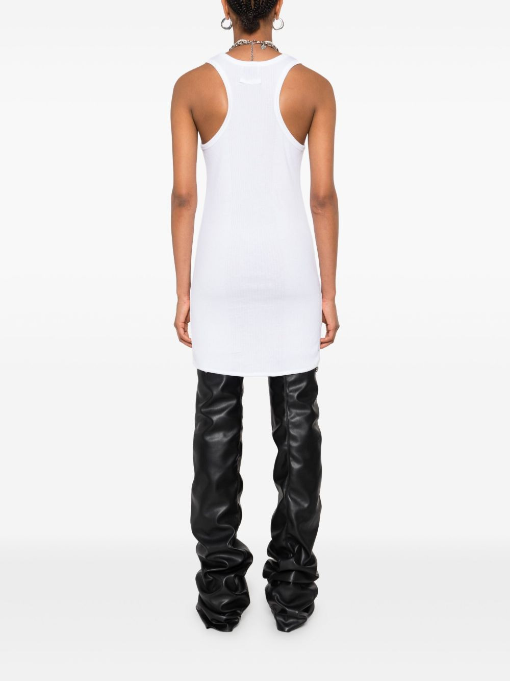 ribbed mini dress - 4