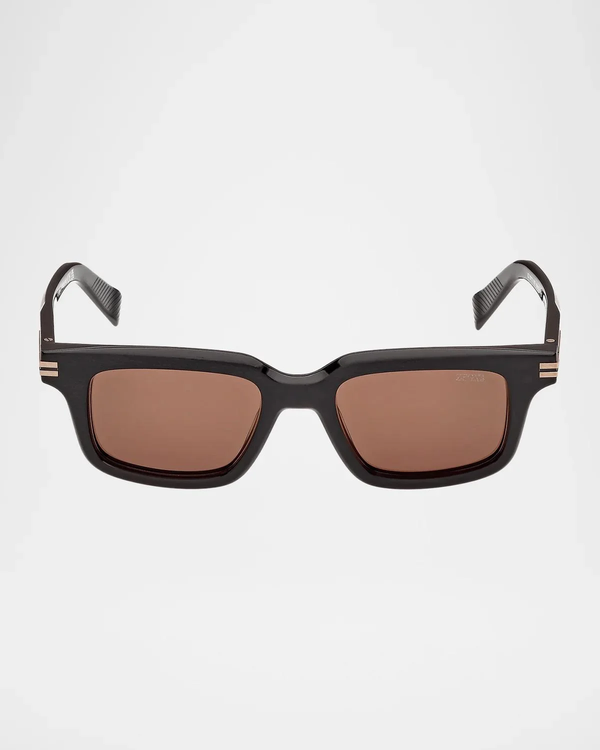 Men's EZ0312 Acetate Square Sunglasses - 1