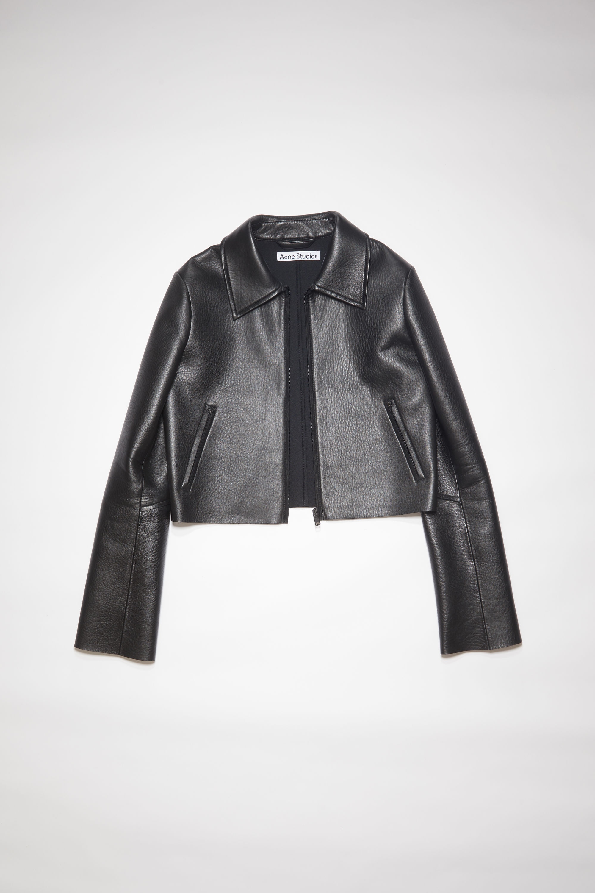 Leather jacket - Black - 1